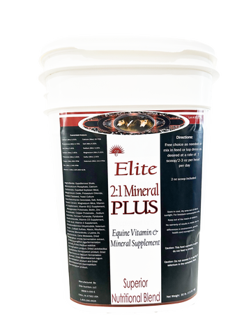Elite 2:1 Mineral PLUS - Mineral Vitamin Blend for Equine